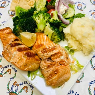 Grilled Salmon Platter